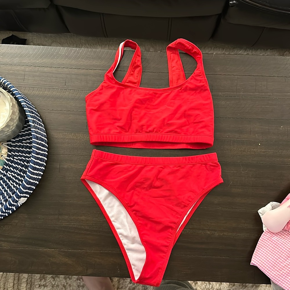 NWOT red bikini